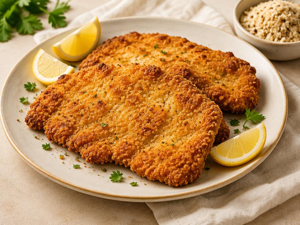 Empanado crocante com a Farinha de Rosca